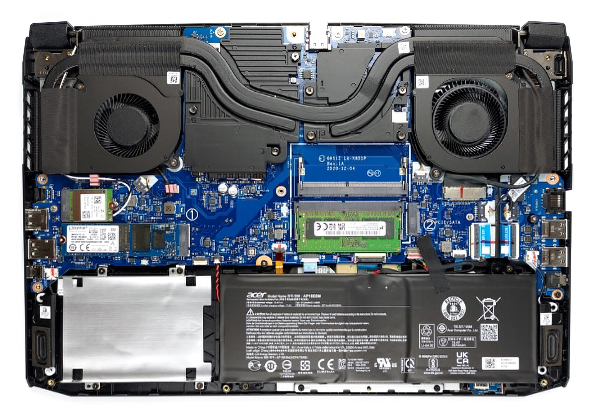 How to replace and fix ACER AN515-44 an515-45-55 LED DC02C00PW00 50.Q7KN2.012 LCD Cable (Acer Nitro 5 (AN515-45))